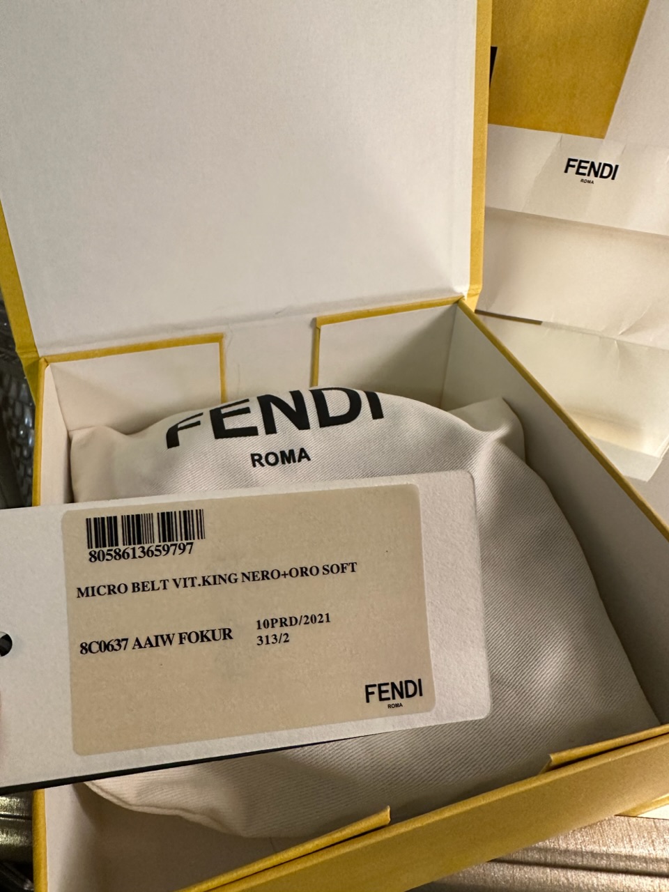 Fendi Black Leather Belt – Trusty