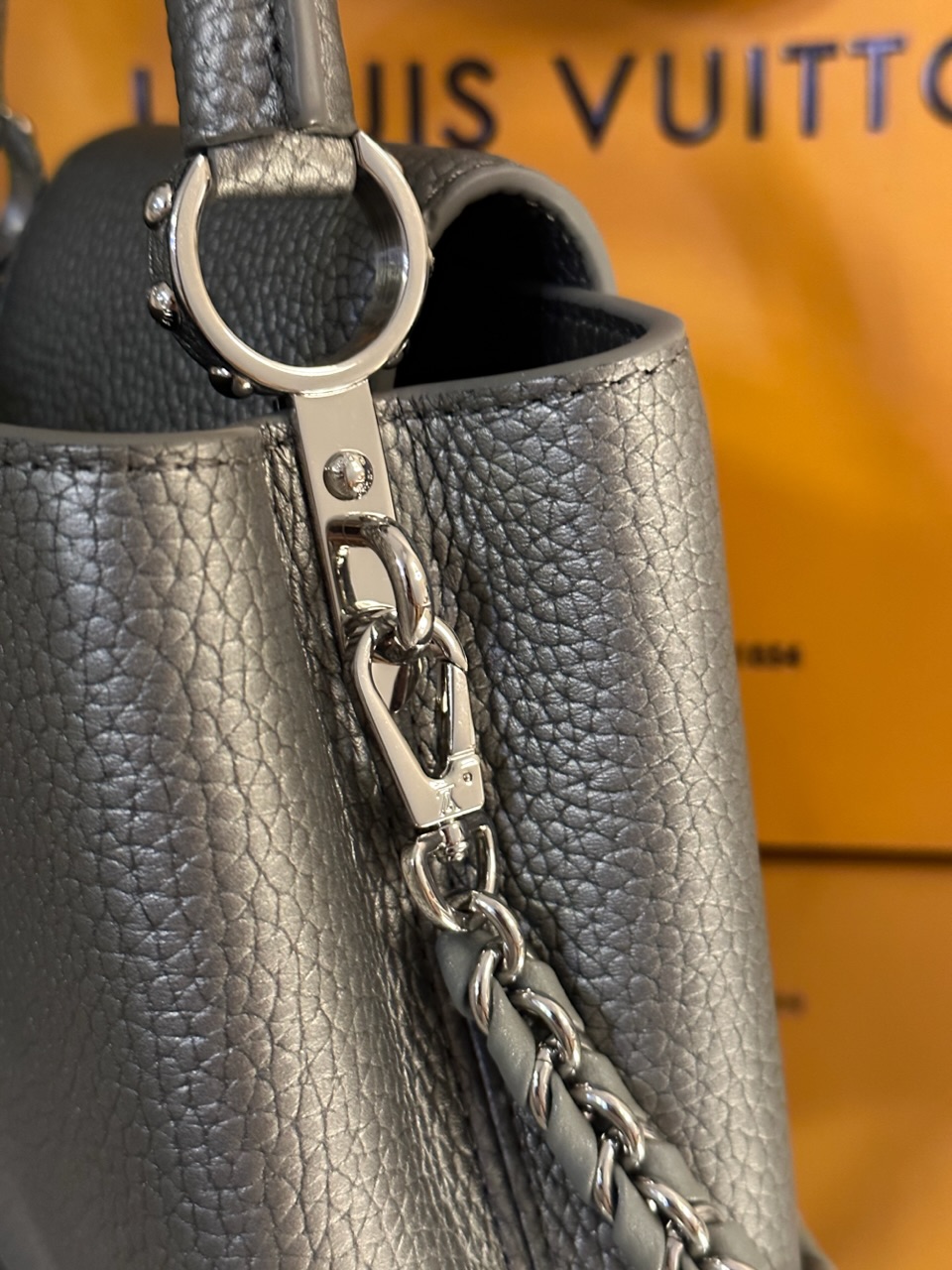 Louis Vuitton Embellished Capucines Mini - Metallic Evening Bags, Handbags  - LOU502252