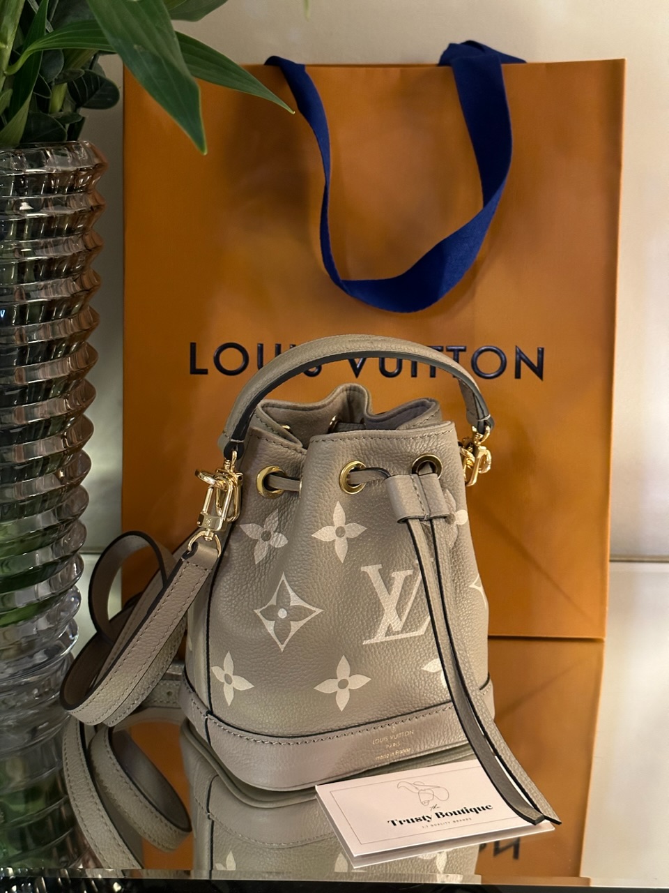 Louis Vuitton Nano Noe Light Beige in Grained Cowhide Leather with  Gold-tone - US