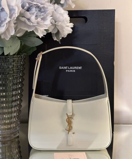 Saint Laurent Le 5 A 7 YSL Toile Leather Shoulder Bag