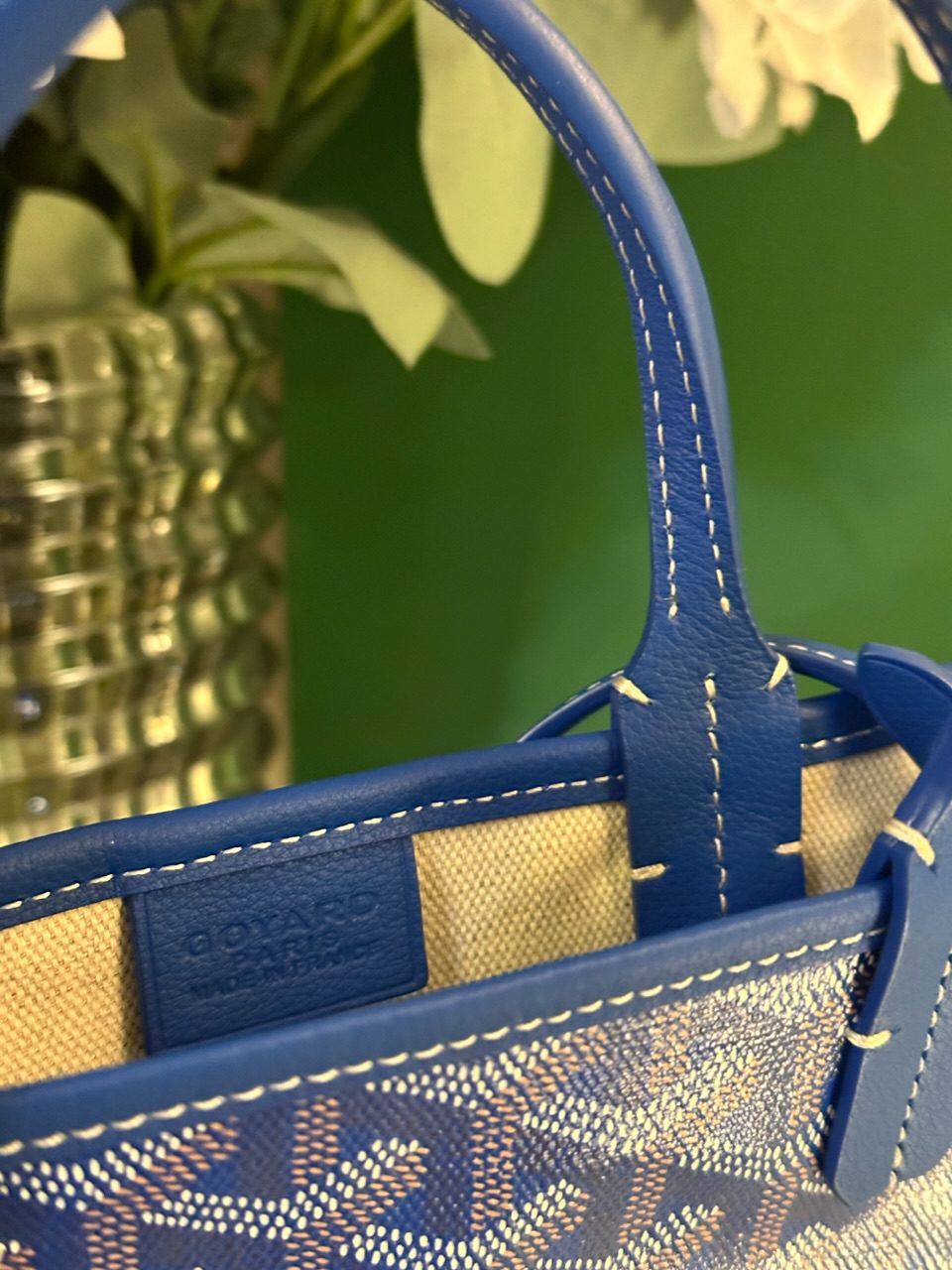 Goyard Blue Poitiers Claire-Voie Bag – Trusty